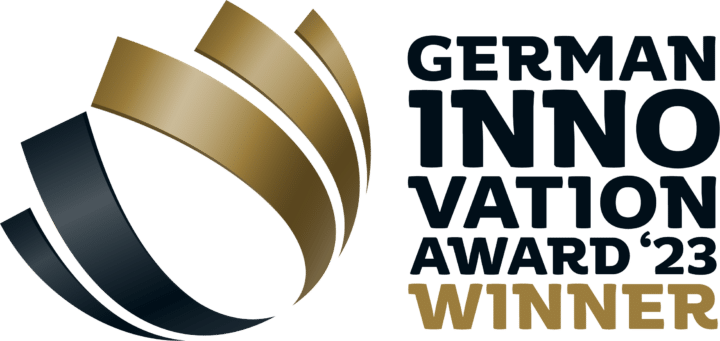 Logo des German Innovation Award 2023 Gewinner.