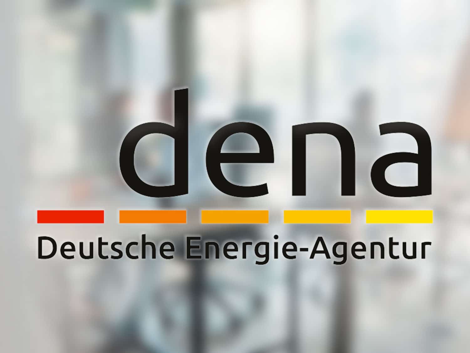 Logo of the German Energy Agency, dena